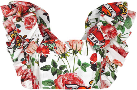 Philipp Plein Top Love Wit/Multi
