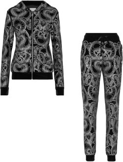 Philipp Plein Trainingspak: Hoodie & Broek Teddy - maat Zwart