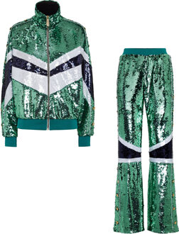 Philipp Plein Trainingspak: Top & Broek Groen