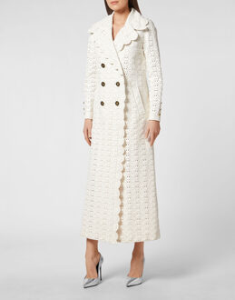 Philipp Plein Trenchcoat Wit