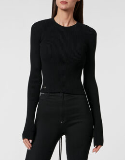 Philipp Plein Trui - maat L Zwart