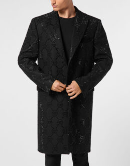 Philipp Plein Vacht Lang Monogram Zwart - 50 (Borst)