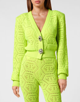 Philipp Plein Vest Monogram - maat Geel