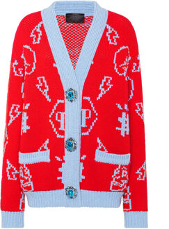 Philipp Plein Vest Monogram Rood