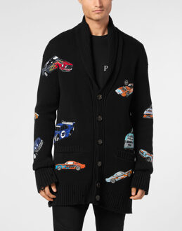 Philipp Plein Vest Racing Zwart - L