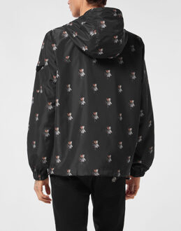 Philipp Plein Windjack Teddy Zwart - M