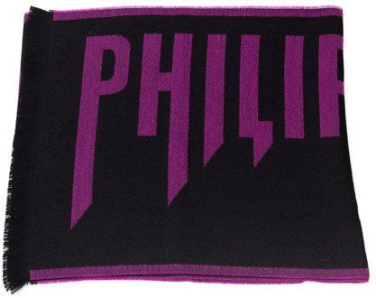 Philipp Plein Winter Scarves Philipp Plein , Purple , Heren - ONE Size