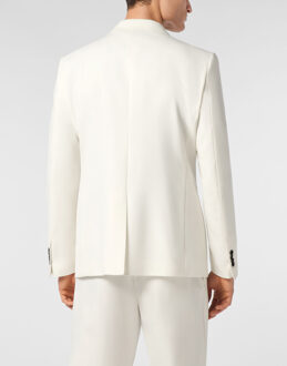 Philipp Plein Wool Blazer Lord Fit Jogger Wit - 50 (Borst)