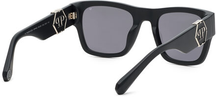 Philipp Plein Zonnebril Hexagon Zwart - One Size