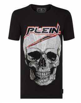 Philipp Plein Zwart Platinum Cut T-shirt Philipp Plein , Black , Heren - 2Xl,Xl,L,M,S