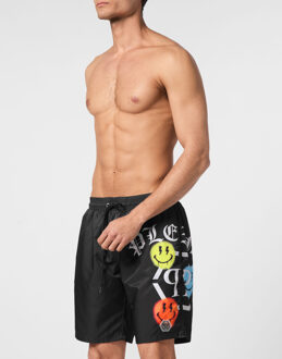 Philipp Plein Zwembroek Zwart - S