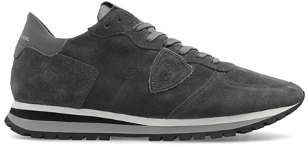 Philippe Model Antraciet Trpx Lage Sneakers Philippe Model , Gray , Heren - 44 Eu,41 Eu,42 Eu,45 Eu,43 Eu,47 Eu,46 Eu,40 EU