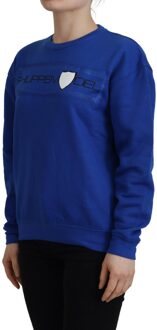 Philippe Model Blauwe Crewneck Sweatshirt Relaxed Fit - maat EU 38 / UK 10 Middelblauw