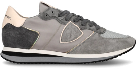 Philippe Model Glamoureuze Gouden Trpx Sneakers Philippe Model , Gray , Dames - 40 Eu,36 Eu,35 Eu,39 Eu,38 Eu,37 Eu,41 Eu,42 EU