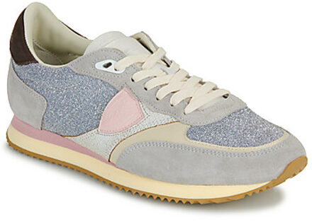 Philippe Model Lage Sneakers Philippe Model BLVILLE LOW WOMAN" Zilver - 36,37,38,39