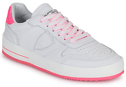 Philippe Model Lage Sneakers Philippe Model NICE LOW WOMAN" Wit - 36,37,38,40