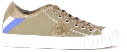 Philippe Model Lage Top Sneakers met Pailletten Philippe Model , Green , Heren - 39 EU