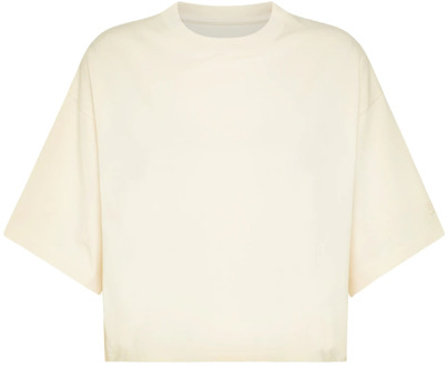 Philippe Model Minimalistische Marion T-shirt met Uniek Detail Philippe Model , White , Dames - L,M
