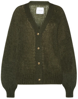 Philippe Model Oversized Mohair Wol Cardigan, Militair Groen Philippe Model , Green , Dames - L,M,S,Xs