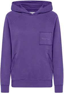 Philippe Model Paarse Jersey Hoodie met Franse Stijl Philippe Model , Purple , Dames - L,M,S,Xs