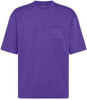 Philippe Model Paarse Maurice Essence T-shirt Philippe Model , Purple , Heren - Xl,L,M,S