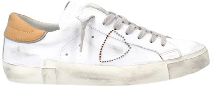 Philippe Model Prsx Lage Top Sneakers - Mannen Philippe Model , White , Heren - 39 Eu,45 Eu,40 Eu,46 Eu,42 EU