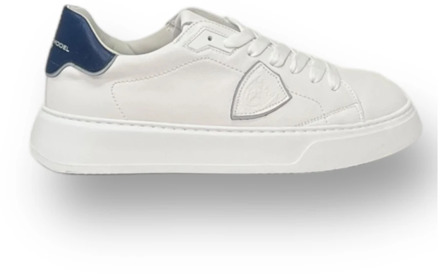 Philippe Model Stijlvolle Temple Low Sneakers voor Mannen Philippe Model , White , Heren - 43 Eu,40 Eu,41 Eu,45 EU