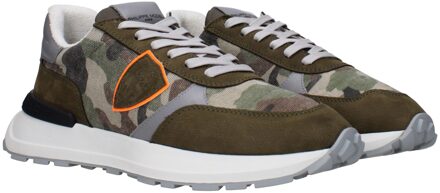 Philippe Model Tropez 21 Camo Sneakers Grijs