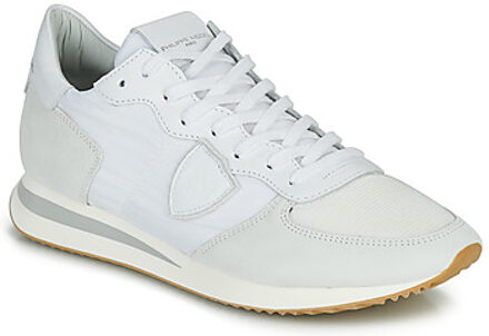 Philippe Model Tropez X sneaker met suède details Gebroken wit - 43