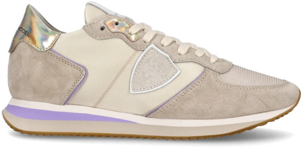 Philippe Model Trpx sneakers met Franse Riviera tinten Philippe Model , Beige , Dames - 37 Eu,40 Eu,41 Eu,38 Eu,36 Eu,35 EU