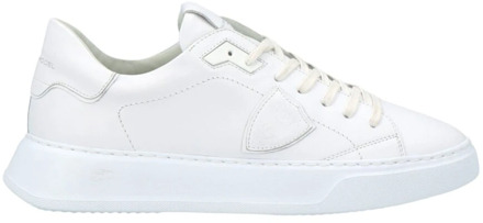 Philippe Model Witte Tempel Sneakers Philippe Model , White , Heren - 41 Eu,46 Eu,45 Eu,42 Eu,43 Eu,40 Eu,44 Eu,39 Eu,37 Eu,47 EU