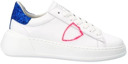 Philippe Model Witte Tres Temple Lage Sneakers Philippe Model , White , Dames - 41 Eu,36 Eu,39 Eu,38 Eu,37 Eu,40 EU
