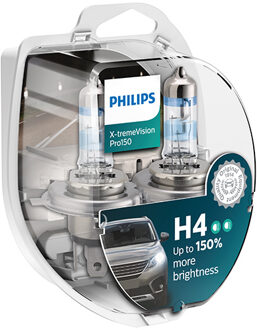 Philips 12342xvps2 X-treme Vision Pro150 H4 2 Stuks