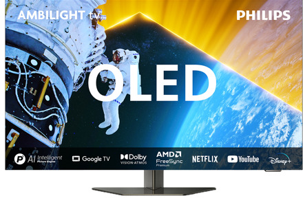 Philips 42OLED809 Ambilight (2024) - 42 inch - OLED TV Zwart