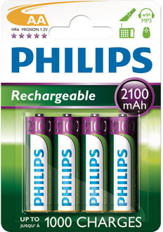 Philips AA Oplaadbare Batterijen