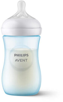 Philips Avent Avent - Babyfles - Natural Response - 1 stuk - Blauw - 260ml