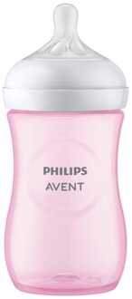 Philips Avent Avent - Babyfles - Natural Response - 1 stuk - Roze - 260ml