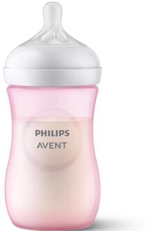 Philips Avent Avent - Babyfles - Natural Response - 1 stuk - Roze - 260ml