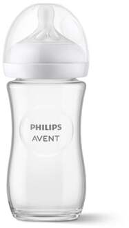 Philips Avent Avent - Glas Babyfles - Natural Response - 1 stuk - 240ml