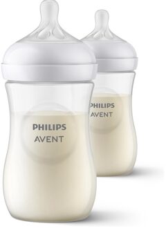 Philips Avent Babyfles - Natural Response - 2 stuks - 260ml