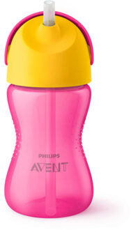 Philips Avent Drinkbeker met rietje - 300ml - Roze - SCF798/02