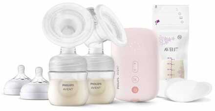 Philips Avent elektrische dubbele borstkolf SCF397/31 Transparent