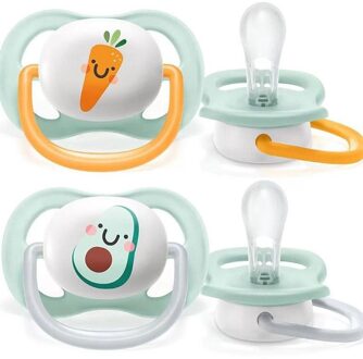 Philips Avent - I Love Mama - Ultra Air Fopspeen - 0/6 mnd - 2 stuks