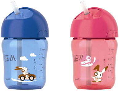 Philips Avent Rietjesbeker 330 ml - Blauw