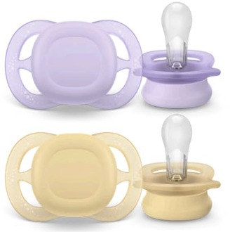 Philips Avent Speen Philips Avent SCF075/11 Ultra Start 0-2M Light Purple/Light Yellow 5 st