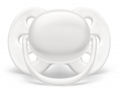 Philips Avent Speen Philips Avent SCF092/01 Soother Ultra Soft 0-6M White 1 st