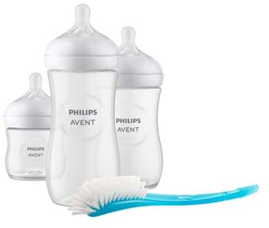 Philips Avent startersets SCD837/12 Natural Response Basic Transparent - 125ml-250ml