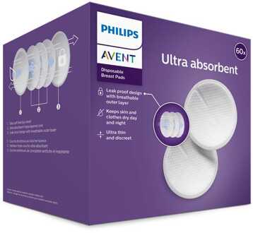 Philips Avent Wegwerp Borstkompressen - 60 stuks - SCF254/21