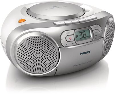 Philips AZ127 CD speler Zilver