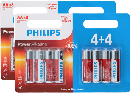 Philips Batterijen Philips - 16x stuks - AA/Penlites - Alkaline